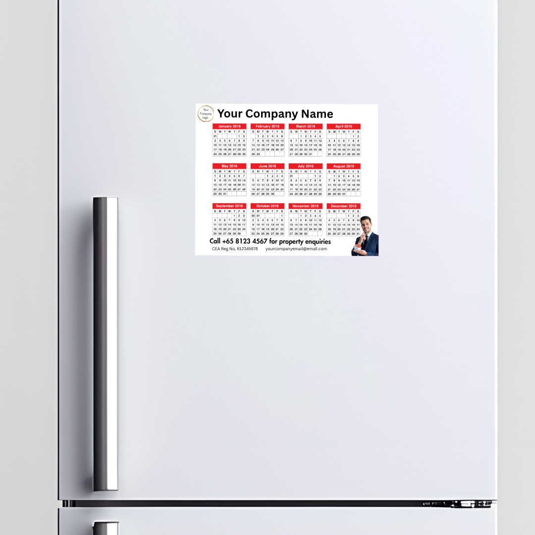 Custom Magnetic Fridge Calendars