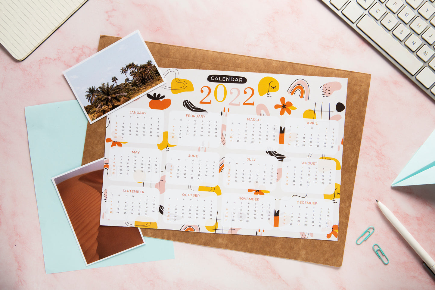 Custom Magnetic Fridge Calendars