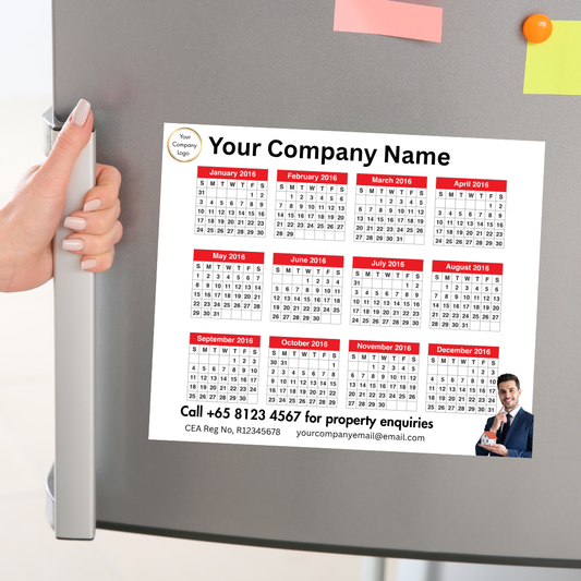 Custom Magnetic Fridge Calendars