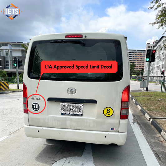 [LTA Approved] Maximum Speed Stickers for commercial vehicles | 15cm 70km/h 60km/h 50km/h High Quality Vinyl Car Decal