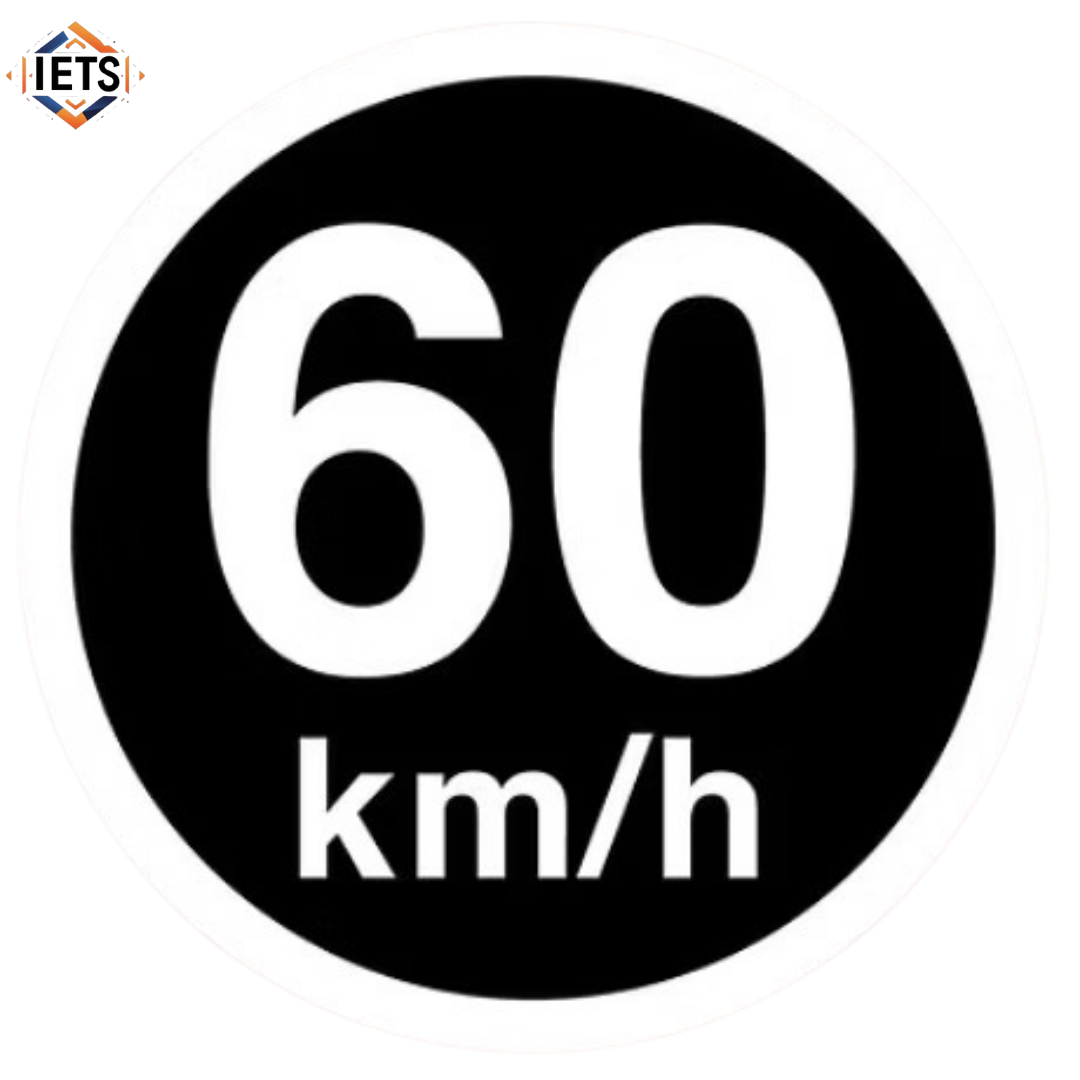 [LTA Approved] Maximum Speed Stickers for commercial vehicles | 15cm 70km/h 60km/h 50km/h High Quality Vinyl Car Decal